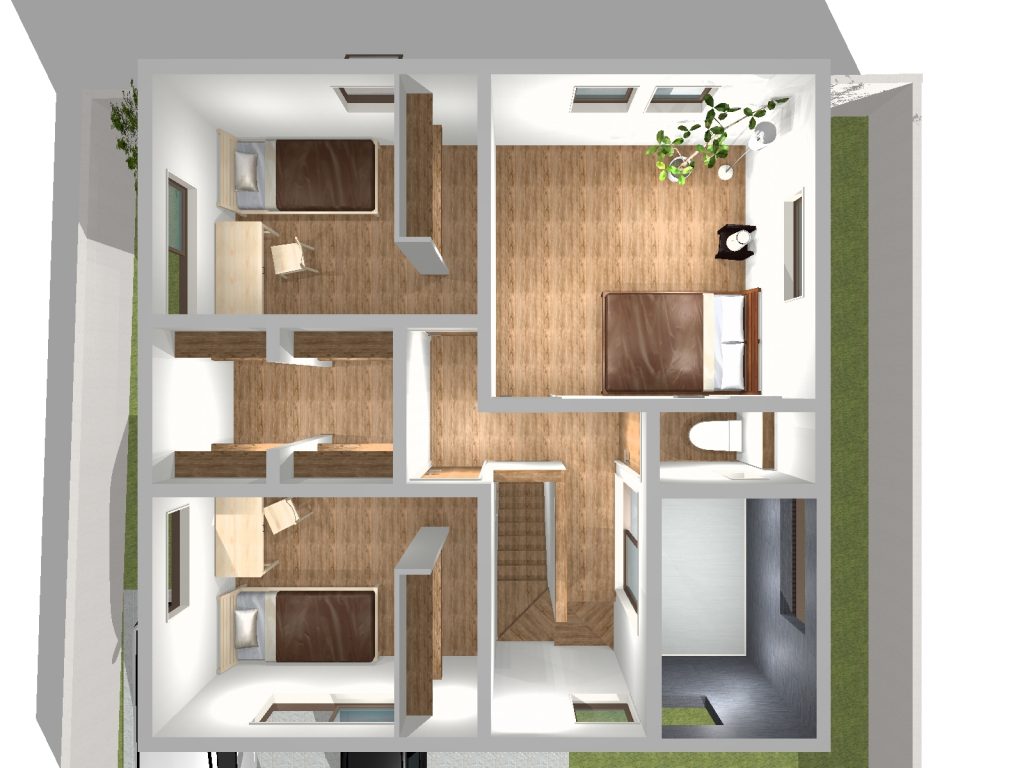大分市城南新築建売イメージ2階間取り