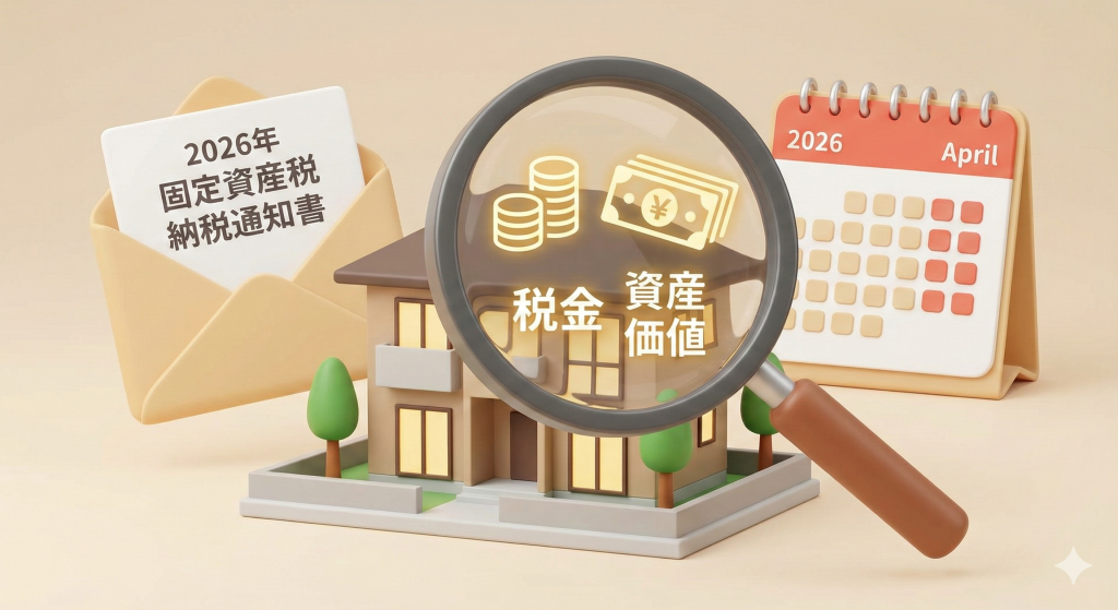 固定資産税の通知書が届いたら！2026年版・評価額の見方と「高すぎる？」と思った時の対処法