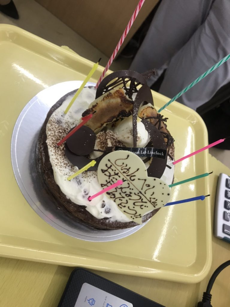 山口の誕生日　バースデイケーキ