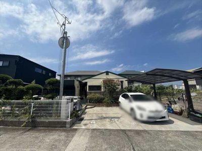 【築浅・平屋】大分市田尻：広々67坪の土地に建つ2023年築のモダン1K物件