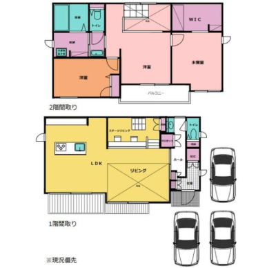 大分市京が丘南4丁目(中判田駅)2階建 2SLDK 築浅中古住宅 築浅中古戸建 パークプレイス大分までお車で約６分、新鮮市場判田店までお車で約8分です！